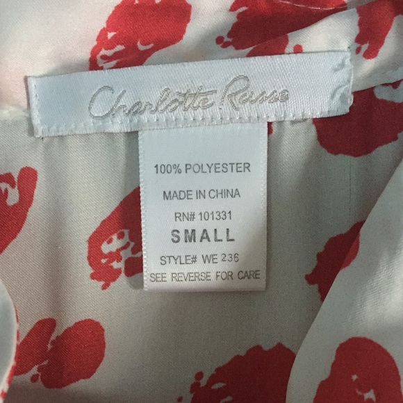 Charlotte Russe button down blouse - Picture 2 of 2