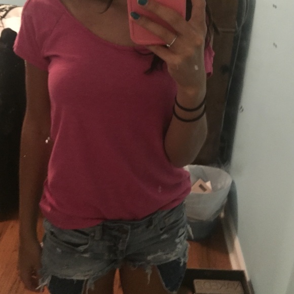 Cut out shoulder top