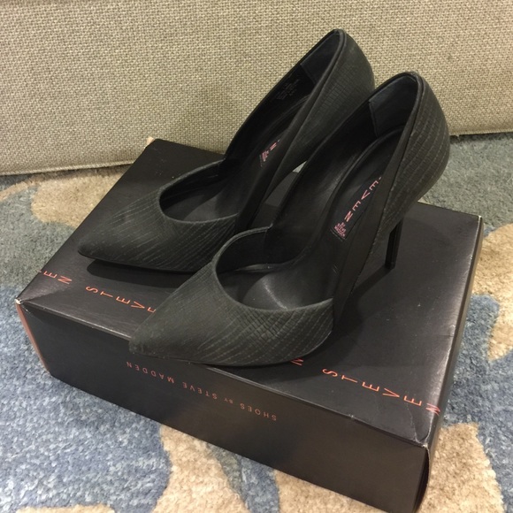 Steven stilettos blk sz. 7