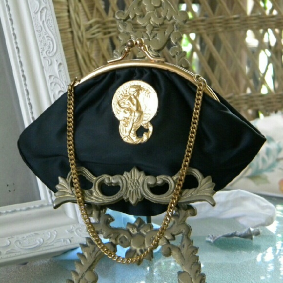 Handbags - Vintage Art Nouveau Embellished Purse