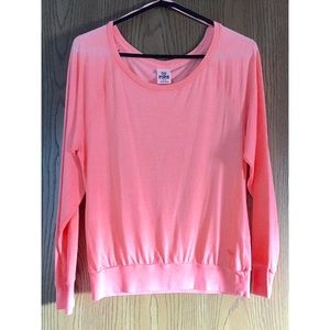 Coral long sleeve shirt from pink