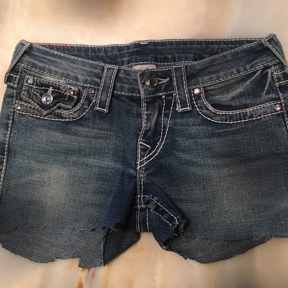 Denim shorts true religion rock and republic