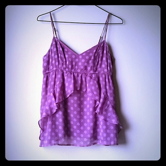 AE Ruffle Polkadot Babydoll Cami