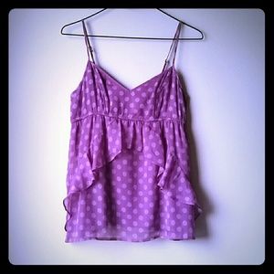 AE Ruffle Polkadot Babydoll Cami