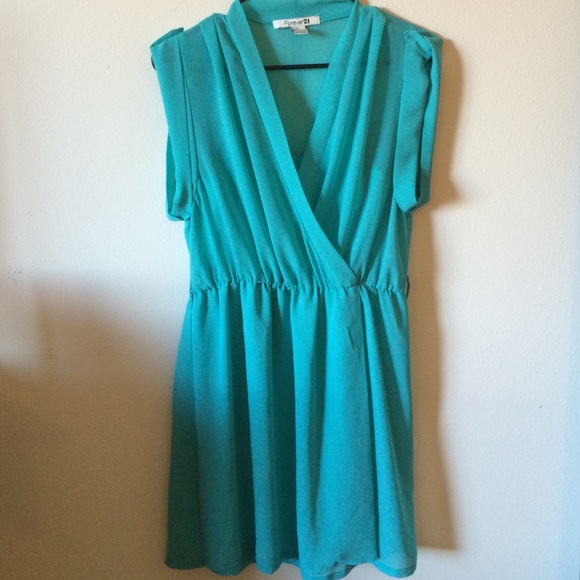 Teal dress