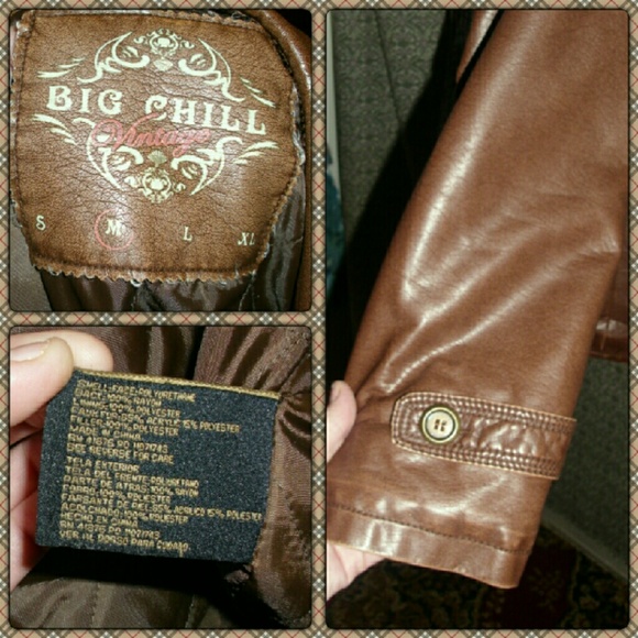 🆑FAUX LEATHER JACKET! - Picture 3 of 4