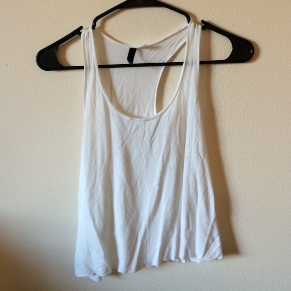 White crop tank
