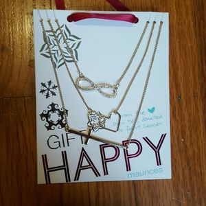 3 seperate necklaces