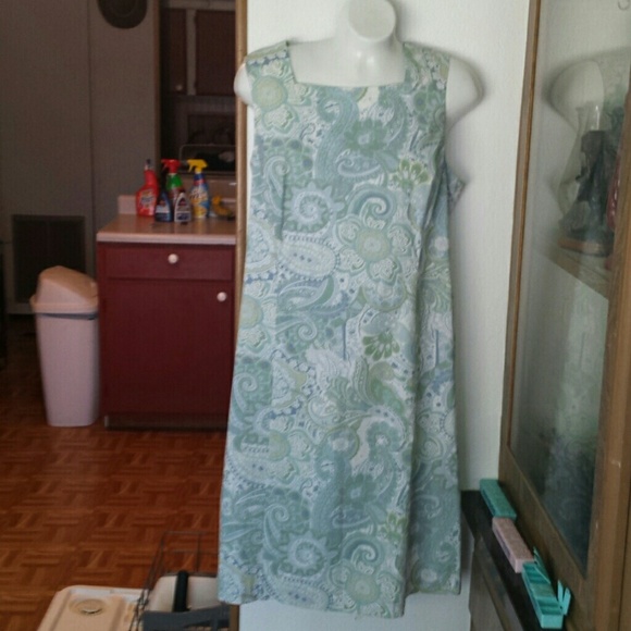 SIZE 16 lWomans VAN HEISEN SHEATH SUMMER DRESS,
