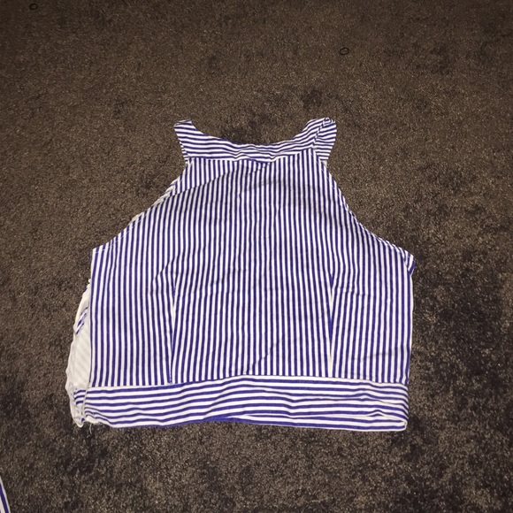 Striped two piece set