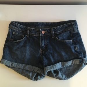 H&M Low Waist Denim Shorts