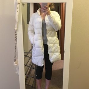 Forever21 white down jacket