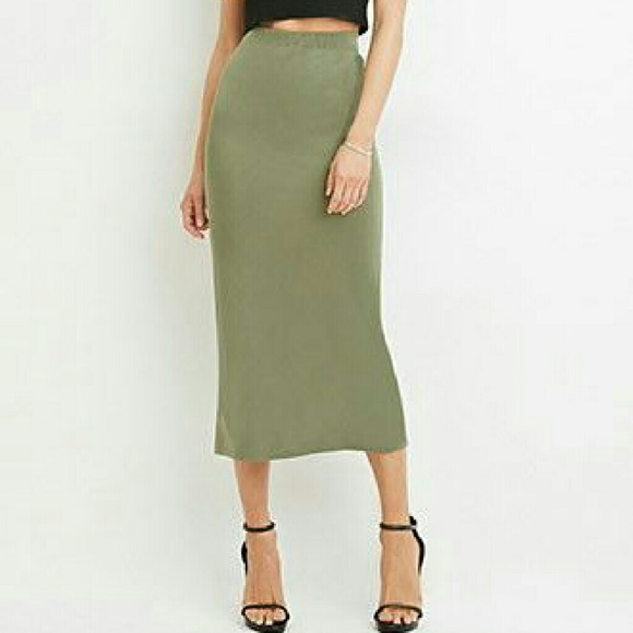 Forever 21 Contemporary midi skirt size XS