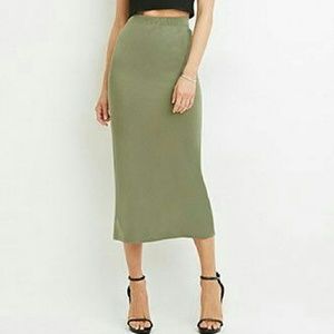 Forever 21 Contemporary midi skirt size XS