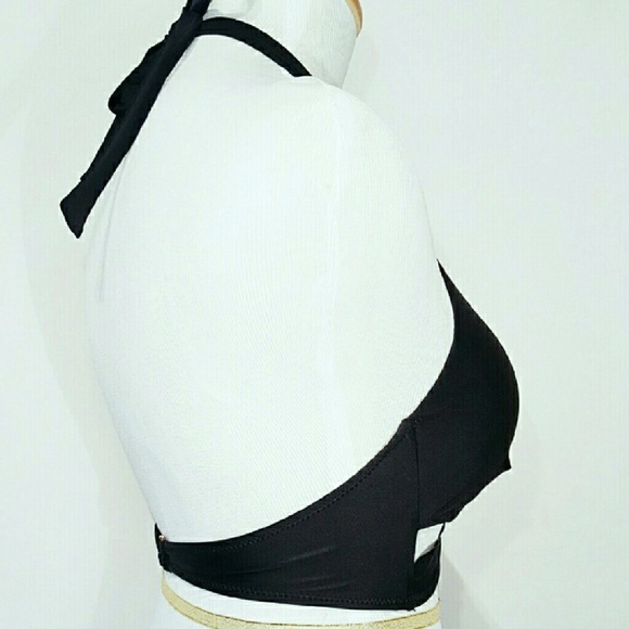 Scalloped Cross Front Bikini Top - Picture 2 of 2