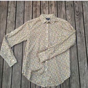 GAP Floral button up