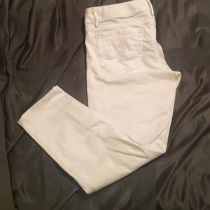 Lilly Pulitzer Worth Skinny Minny White Jeans 14