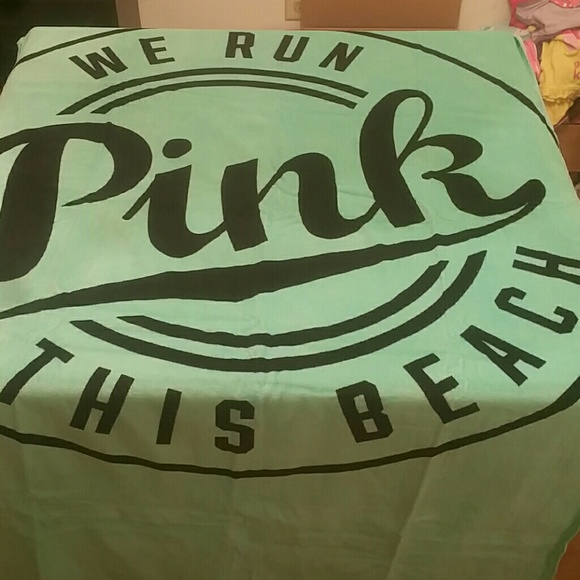 Large PINK Victoria's secret beach blanket