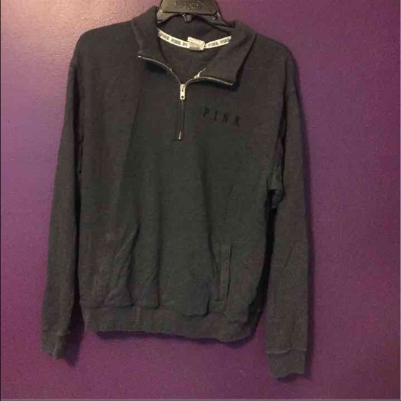 PINK Half Zip Sweatshirt