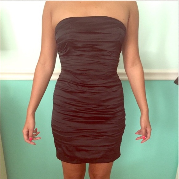 Express Black Ruffled Dress - Picture 3 of 3