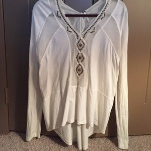 XS free people long sleeve tunic