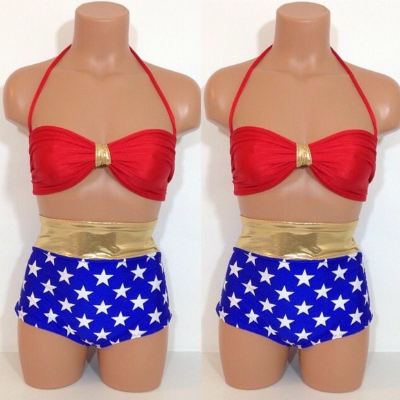 Wonder Woman swimsuit/costume - Picture 3 of 3