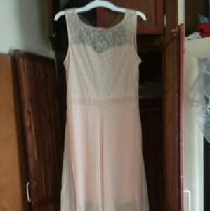 Nude formal dress