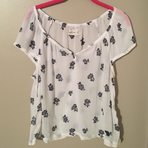Abercrombie and Fitch floral blouse