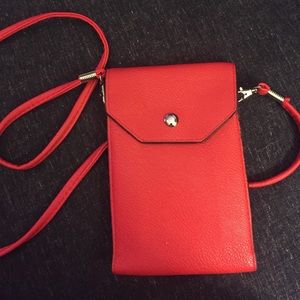 Red Phone Holder/Crossbody