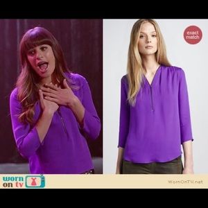Theory Zip Blouse