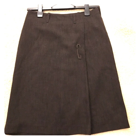 H&M Brown Pencil Skirt