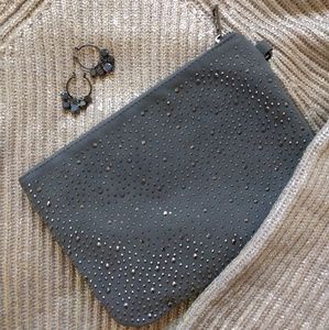 NWOT Merona Gray Wristlet