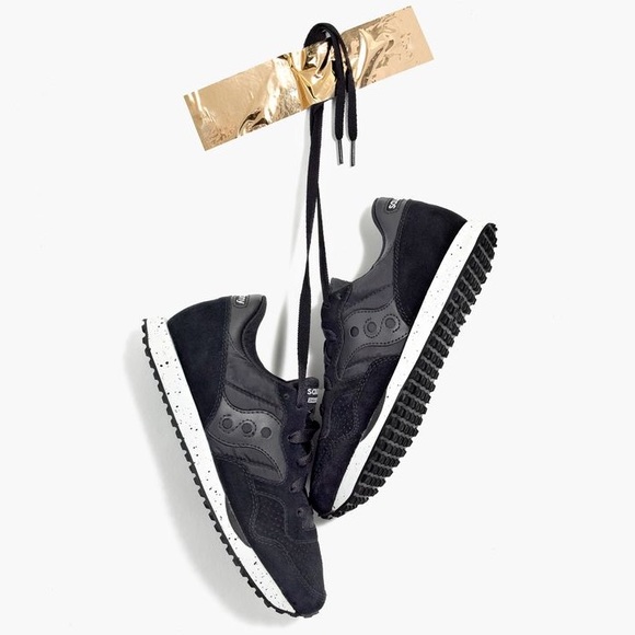 Madewell Saucony DXN Trainers, Black, Size 9