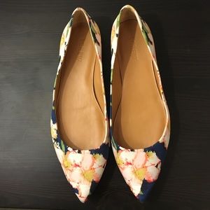 J. Crew Floral Flats