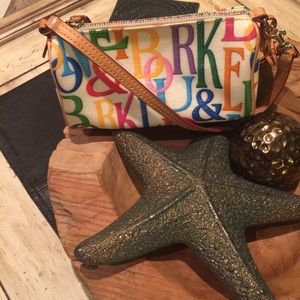 Dooney and Bourke signature small clutch bag