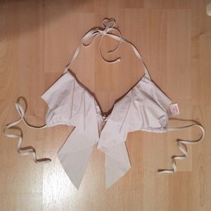 White bikini top