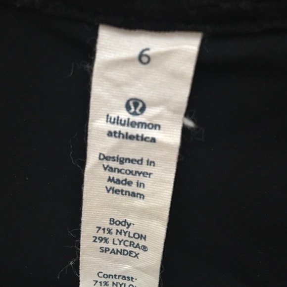 SOLD tr@desy Lululemon Black Jacket size 6 - Picture 2 of 3