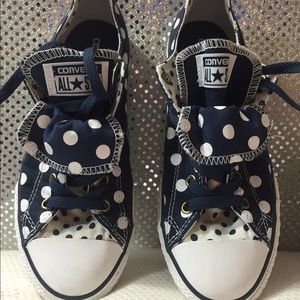 Polka dot converse