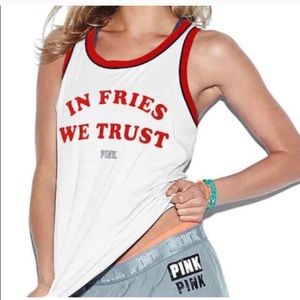 NWT large PINK tank top