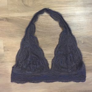 UO lace halter bralette