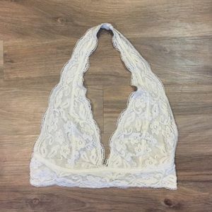 UO lace halter bralette