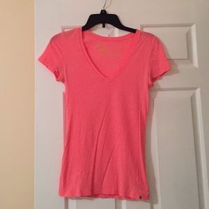 Hot pink t-shirt