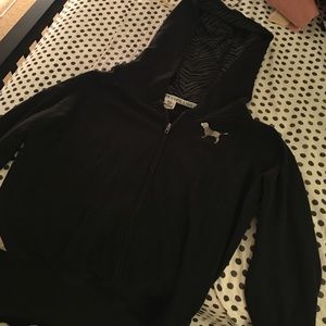 Victoria's Secret pink hoodie size l