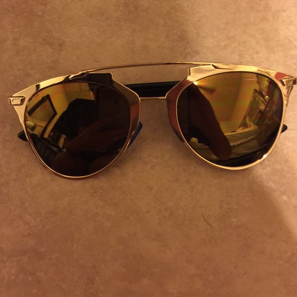 Gold sunglasses