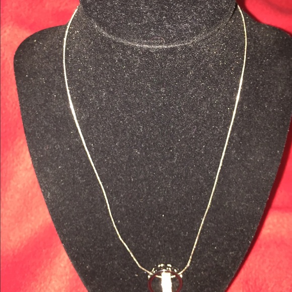 Swarovski Elements Heart-in-Circle Pendant