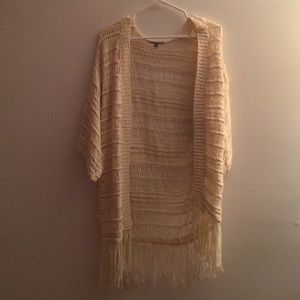 American Eagle Fringe Kimono