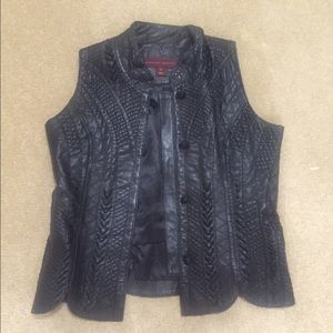 Margaret Godfrey leather vest