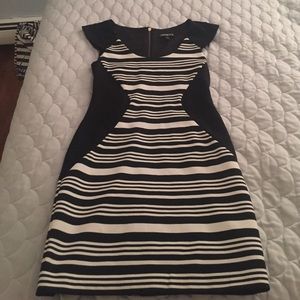 Black & White Striped Express Dress