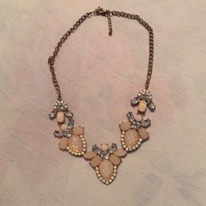 Peachy statement necklace