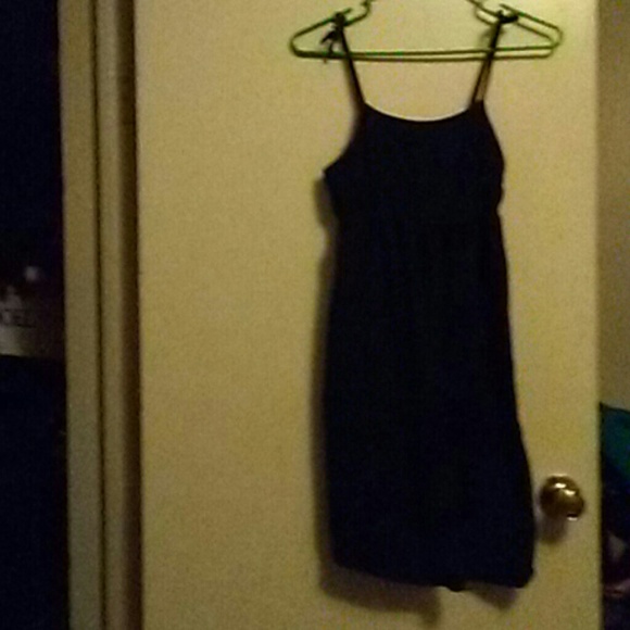 Adorable black sun dress